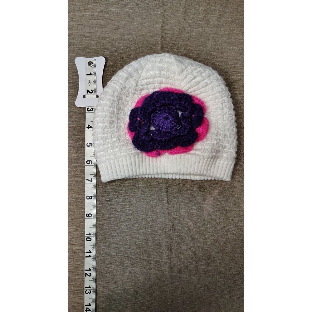 Spyder Girls Bitsy Rosie Kids White and‎ Floral Beanie
